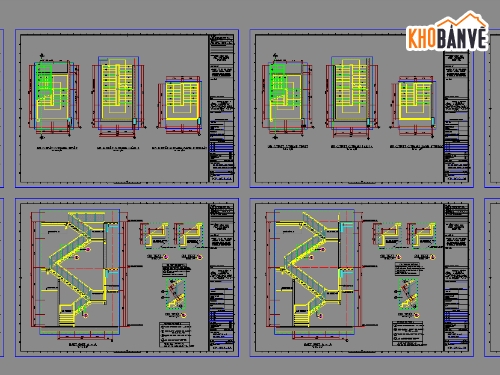Chi tiết thang,Chi tiết cầu thang,cad cầu thang,cầu thang bộ
