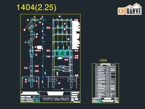 trạm biến áp,chi tiết trạm biến áp,mẫu trạm biến áp,trạm biến áp 35Kv,trạm biến áp 22/0.4kv,trạm biến áp 560kva