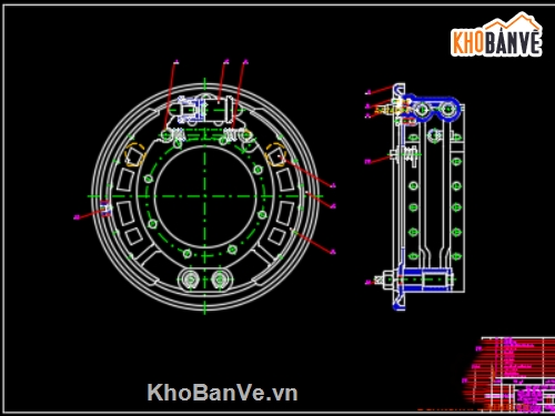 Đồ án phanh,phanh xe trên xe kia a,phanh trên xe ural 375d