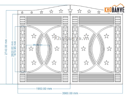 CNC cổng 2 cánh,cổng 2 cánh dxf,dxf cổng 2 cánh