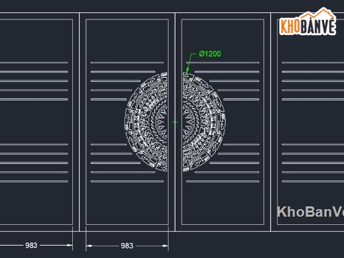 trống đồng CNC,4 cánh trống đồng,file cnc 4 cánh trống đồng