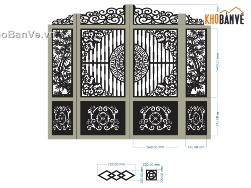 cổng trúc cnc,file cnc cổng trúc,mẫu cnc cổng trúc