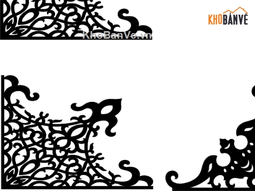 hoa góc mái kính,CNC hoa góc mái kính,hoa góc cnc