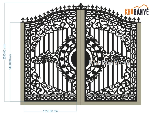 mẫu cổng CNC 2 cánh,mẫu cổng 2 cánh CNC,file cnc cổng 2 cánh