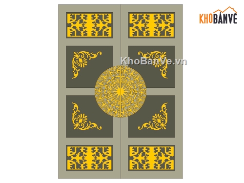 trống đồng,cổng 2 cánh cnc,file cnc cổng 2 cánh
