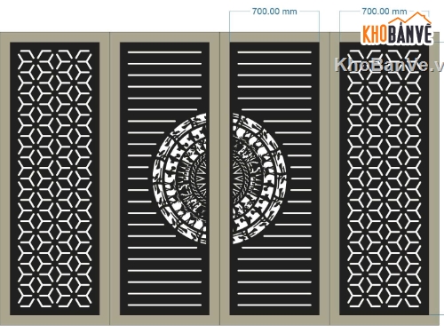 trống đồng,cổng 4 cánh cnc,file cnc cổng 4 cánh