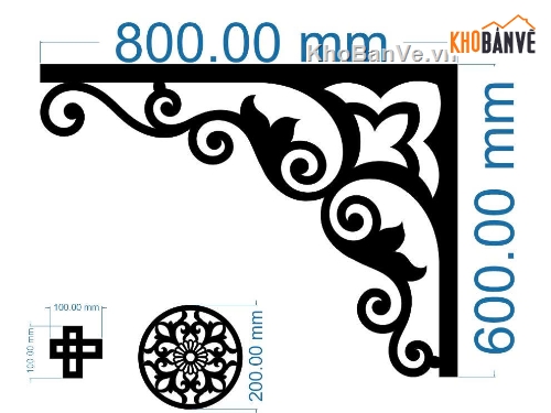 cnc hoa văn,hoa văn cắt cnc,hoa văn