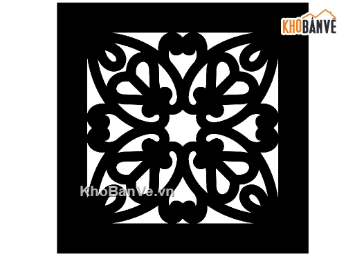 hoa văn vuông cnc,file cnc hoa văn vuông,mẫu cnc hoa văn vuông