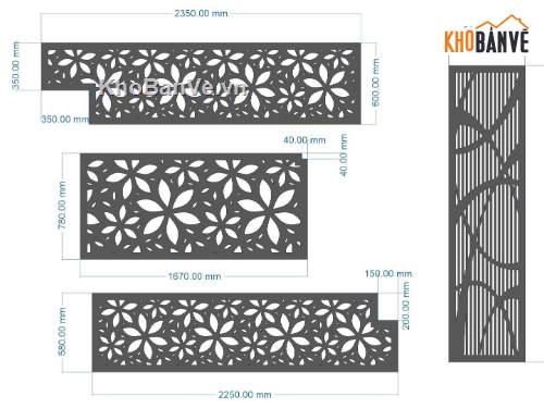 vách ngăn,vách ngăn đẹp,file cnc vách ngăn hoa