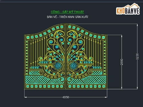 Cổng Sắt Cổ Điển,Cổng CNC sắt mỹ thuật,Cổng sắt biệt thự