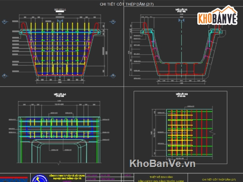 dầm định hình,dầm,bản vẽ dầm