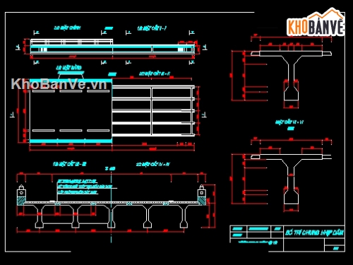 Đồ án,cầu bê tông cốt thép,thiết kế cầu,cầu dầm T,căng trước