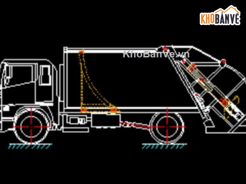 xe ép rác,Hino FG,thiết kế thùng,ô tô chuyên dùng