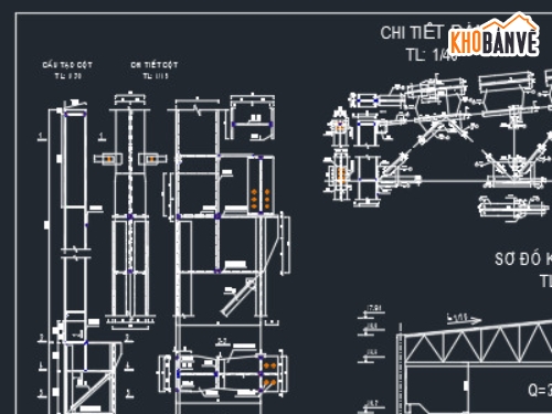 đồ án kết cấu thép,kết cấu nhà thép,đồ án kết cấu thép 2