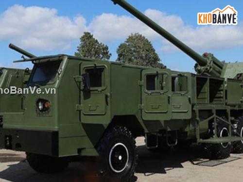 đồ án xe ô tô,chuyển động của tổ hợp pháo,bản vẽ đồ án pháo