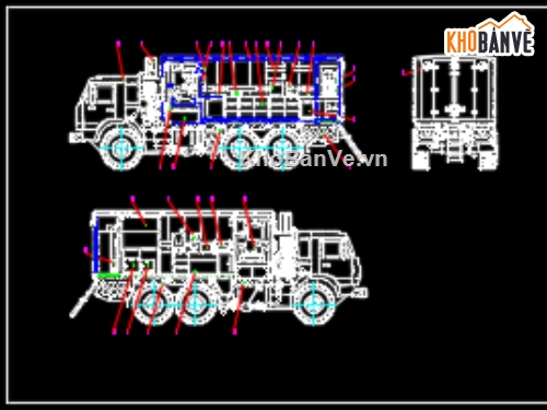 Đồ án xe,bản vẽ đồ án,file đồ án xe