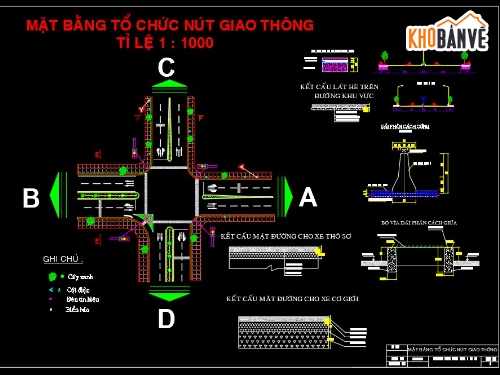 thuyết minh,đường,Đồ án,Đồ án thuyết minh,thiết kế nút giao,file cad đường