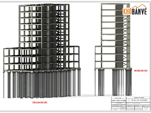 tòa nhà 11 tầng,nhà 11 tầng,file revit tòa nhà 11 tầng