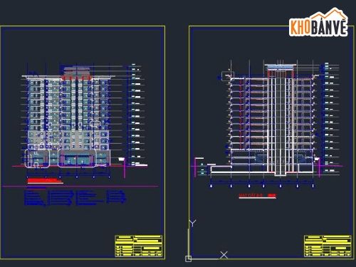 nhà 12 tầng,đồ án nhà cao tầng,đồ án nhà 12 tầng