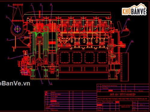 Đồ án khảo sát hệ thống,hệ thống động cơ,bản vẽ hệ thống phân phối khí