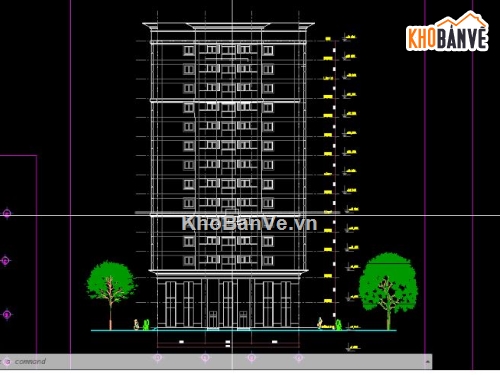 tầng hầm chung cư,chung cư 14 tầng,Đồ án