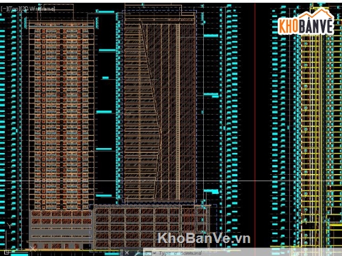 chung cư 40 tầng,File chung cư 40 tầng,file cad chung cư 40 tầng