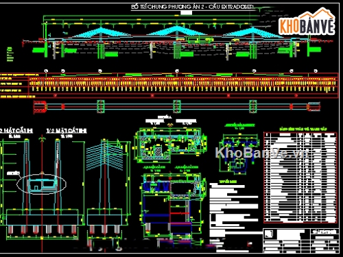 Đồ án thiết kế cầu,phương án thiết kế cầu,bản vẽ cầu