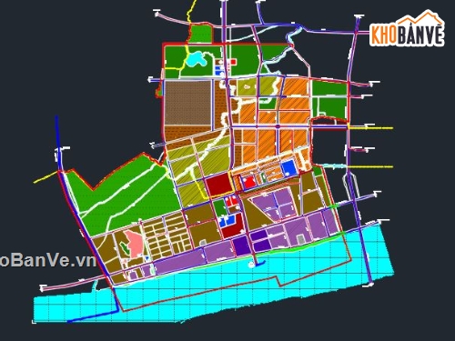 file cad phân khu,phân khu mỹ tho,bản vẽ phân khu