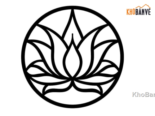 Hoa văn tròn,hoa văn tròn,hoa sen