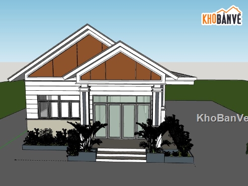 model su biệt thự 1 tầng,file sketchup biệt thự 1 tầng,biệt thự 1 tầng model su,sketchup biệt thự 1 tầng,file su biệt thự 1 tầng