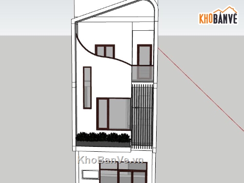 sketchup Nhà phố 3 tầng,file su nhà phố 3 tầng,nhà phố 3 tầng model su,sketchup nhà phố 3 tầng,file sketchup nhà phố 3 tầng