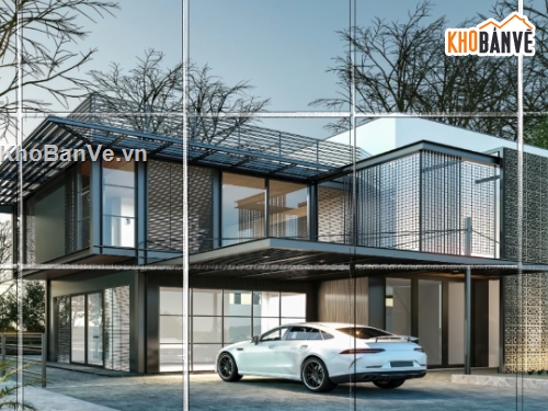 biệt thự 2 tầng,biệt thự đẹp,biệt thự đẹp 2 tầng,biệt thự 2 tầng đẹp,biệt thự sketchup,sketchup biệt thự