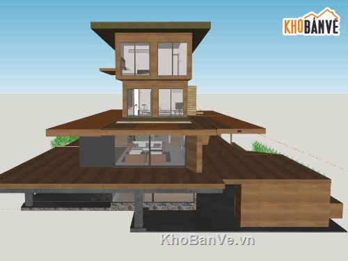 File sketchup biệt thự 3 tầng,model su biệt thự 3 tầng,phối cảnh biệt thự 3 tầng,biệt thự 3 tầng hiện đại