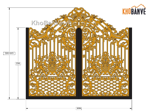 cổng 2 cánh cnc,file cnc cổng 2 cánh,mẫu cổng 2 cánh,cnc cổng 2 cánh
