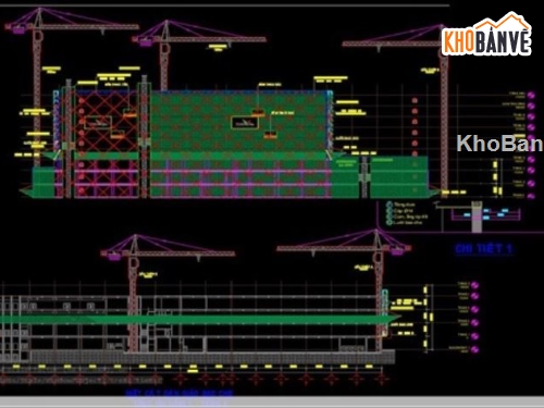 biện pháp thi công kè,File cad biện pháp thi công,biện pháp thi công đá hộc