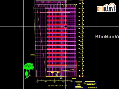 18 tầng,file cad nhà 18 tầng,đồ án 18 tầng,file cad đồ án nhà 18 tầng
