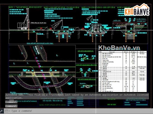 bản vẽ cống bản,cống hộp 3x3m,file cad cống hộp
