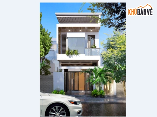 Nhà phố 2 tầng,cad nhà phố 2 tầng,nhà phố 2 tầng đẹp