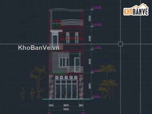 Nhà phố 3 tầng,file cad nhà phố 3 tầng,nhà phố 3 tầng file cad,nhà phố 3 tầng 1 tum