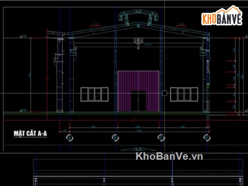 nhà xưởng công nghiệp,nhà xưởng file cad,autocad xưởng,bản vẽ nhà xưởng