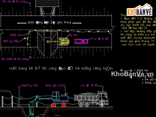 thi công,Bản vẽ thi công,bản vẽ biện pháp,mẫu biện pháp thi công,thiết kế thi công