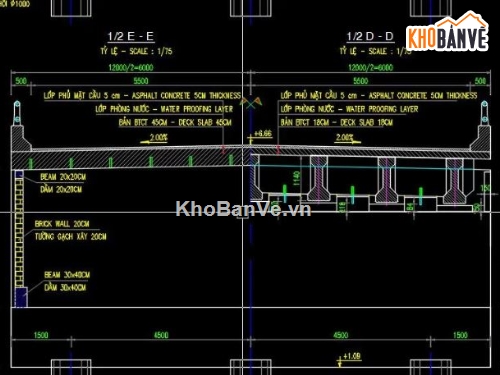 cầu dầm,file cầu dầm,chi tiết cầu dầm