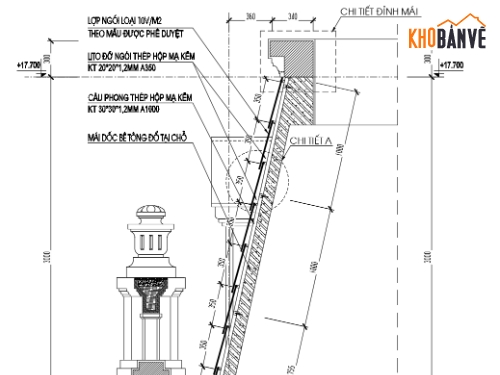 mái ngói,mái tôn,bản vẽ cad mái ngói,bản vẽ cad mái tôn