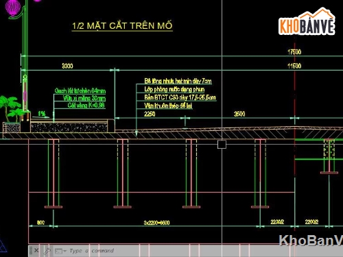 cầu dầm,Bản vẽ dầm,Bản vẽ cầu dầm