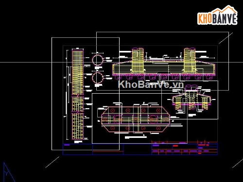 Bản vẽ cầu dầm,bản vẽ cầu liền,cầu liền