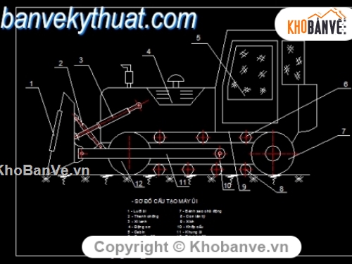 Bản vẽ,cơ khí,Bản vẽ autocad,Máy ủi cad,cad máy móc cơ khí