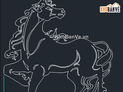 kỳ lân,kỳ lân cad,bản vẽ kỳ lân