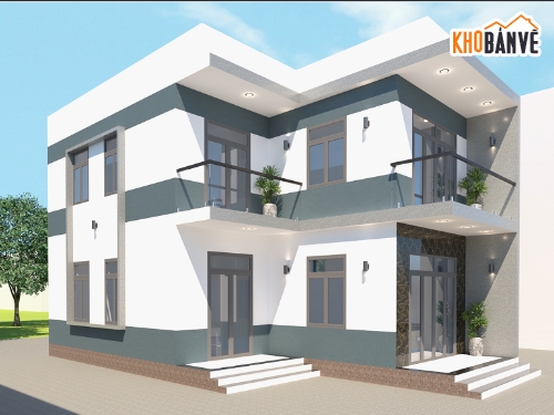 bản vẽ nhà phố 2 tầng,bản vẽ 2 tầng,bản vẽ nhà 2 tầng