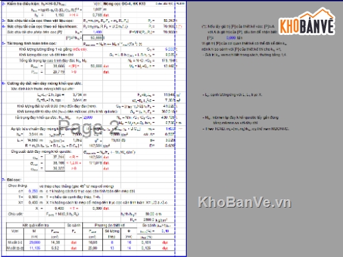 thiết kế móng cọc,móng cọc,thiết kế cọc,tính toán,tính toán thiết kế móng cọc