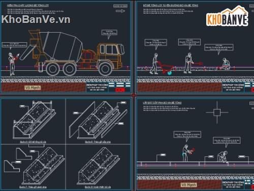 Biện pháp thi công bó vỉa bê tông,Biện pháp thi công đổ bê tông bó vỉa tại chỗ,DCN,Biện pháp thi công bó vỉa bê tông bằng máy,Bó vỉa bê tông,Thi công bó vỉa bê tông